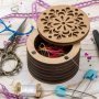 Шкатулка для рукоделия из фанеры FLZB(N)-012 Волшебная страна | Салон рукоделия