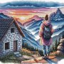 Sunrise on the Mountain P112 AVA - Набір для вишивки хрестиком - купити в Україні | Салон рукоділля
