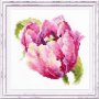 Розовый тюльпан 150-013  Чудесная игла