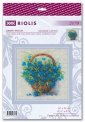 Forget Me Nots in a Basket 2170  РІОЛІС вишивка хрестиком | Набір | Купити - Салон рукоділля