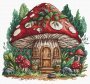 Mushroom Cabin P109 AVA - Набір для вишивки хрестиком - купити в Україні | Салон рукоділля