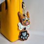 Шарм для сумки – Коричневий бульдог FLBB-190 Wonderland Crafts | Салон рукоділля