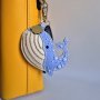 Шарм для сумки – Блакитний кит FLBB-194 Wonderland Crafts | Салон рукоділля