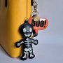 Шарм для сумки – Чорний скелетик FLBB-201 Wonderland Crafts | Салон рукоділля