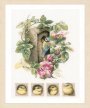 BIRDHOUSE WITH ROSES PN-0008031 LanArte вишивка хрестиком | Набір - Салон рукоділля Давайте створимо шедевр разом!