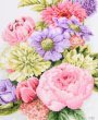 FLORAL COTTON CANDY PN-0196208 LanArte вишивка хрестиком | Набір - Салон рукоділля Давайте створимо шедевр разом!