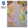 Доріжка на стіл Великодні кролики PN-0196679 Vervaco вишивка хрестом | Набір | Купити - Салон рукоділля - Давайте створимо шедевр разом! 