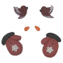 Комплект ґудзиків "Let It Snow Banner Stoney Creek" BK497BP Stoney Creek Button Pack – купити