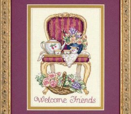 Teatime Welcome \ Чаепитие Добро пожаловать 06954 DIMENSIONS