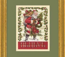 Believe in Santa 70-08980 DIMENSIONS