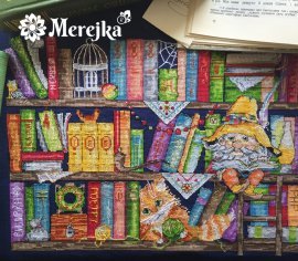 Книжная полка K-34 Merejka вышивка крестом | Набор | Купить -  Салон рукоделия — Давайте создадим шедевр вместе!