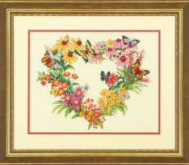 Wildflower Wreath 70-35336 DIMENSIONS