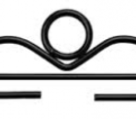 Bell Pull "Black" Метал (30см) 2шт PERMIN 5123/30 - Салон Рукоделия