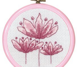 Rosa Tulips \ Розовые Тюльпаны 13-0840 Permin