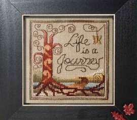 October 2012 Pattern of the Month Life is a Journey PM401 Stoney Creek схема | Схема - Салон рукоділля
