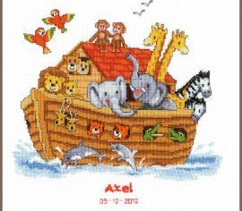 Noah's ark Ноїв ковчег PN-0143716 Vervaco вишивка хрестом | набір | Купити - Салон рукоділля - Давайте створимо шедевр разом! 