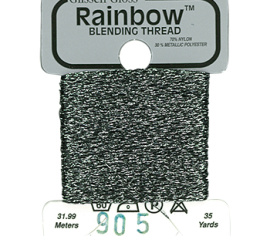 Металізована нитка 32 м Rainbow Blending Thread 905 Gun Metal Gray RBT905 Glissen Gloss | Купити - Салон рукоділля></noscript>

</a>
</div>
          </div>
  
                <div class=
