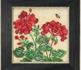 Geranium//Герань MH141816 Mill Hill вишивка хрестиком | Набір | Купити - Салон рукоділля Давайте створимо шедевр разом!