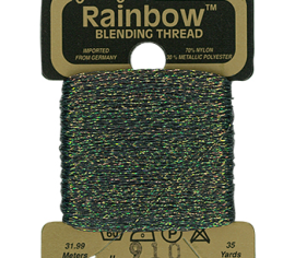 Металізована нитка 32 м Rainbow Blending Thread 910 Light Flame RBT910 Glissen Gloss | Купити - Салон рукоділля