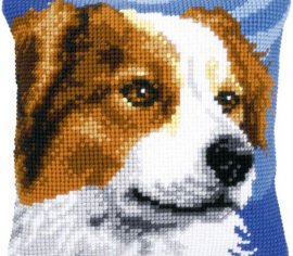 Border Collie  Бордер-коллі PN-0149770  Подушка вышивка крестом | Набор | Купить - Салон рукоделия — Давайте создадим шедевр вместе