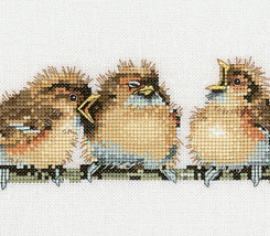Толпа из трех//Three's a Crowd HC544 Heritage Crafts - Салон рукоделия 
