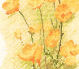 Лютики//Buttercup Panel HC876 Heritage Crafts - Салон рукоделия 