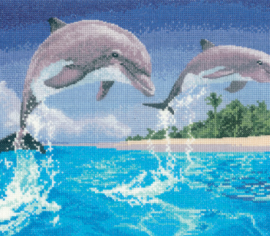 Дельфины//Dolphins HC1084 Heritage Crafts - Салон рукоделия 