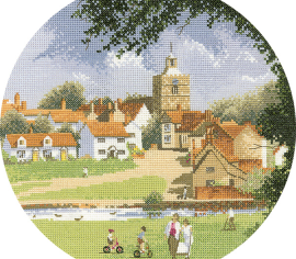 Сонная деревня//Sleepy Village HC508 Heritage Crafts - Салон рукоделия 