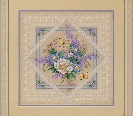 Flowers and Lace \ Цветы и кружево 35105 DIMENSIONS