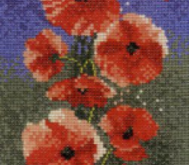 Маки//Poppy Panel HC471 Heritage Crafts - Салон рукоделия 