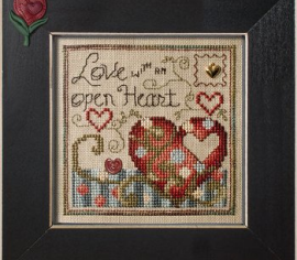 February 2013 Pattern of the Month Love With an Open Hear PM405 Stoney Creek схема | Схема - Салон рукоділля
