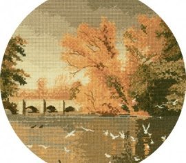 Осенние размышления//Autumn Reflections HC397 Heritage Crafts - Салон рукоделия 