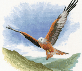 Красный коршун в полете//Red Kite in Flight HC652 Heritage Crafts - Салон рукоделия 