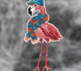 Fall Flamingo//Осенний фламинго MH182123 Mill Hill вышивка крестом  | Набор | Купить - Салон рукоделия — Давайте создадим шедевр вместе!
