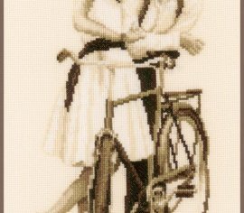 Couple with bicycle PN-0156309 Vervaco вишивка хрестом | Набір | Купити - Салон рукоділля - Давайте створимо шедевр разом! 