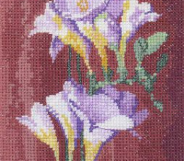 Фрезии//Freesia Panel HC685 Heritage Crafts - Салон рукоделия 