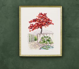 Japanese maple 70-3130 Permin - Набір для вишивання хрестиком | Салон рукоділля