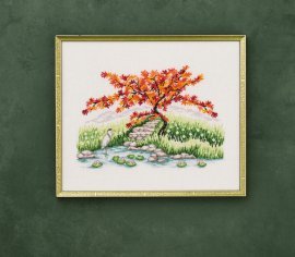 Japanese maple 70-3131 Permin - Набір для вишивання хрестиком | Салон рукоділля