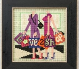 Love 2 Shop//Люблю шопінг MH142102 Mill Hill вишивка хрестиком | Набір | Купити - Салон рукоділля Давайте створимо шедевр разом!