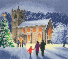 Рождественкая церковь//Christmas Church HC1144 Heritage Crafts - Салон рукоделия 