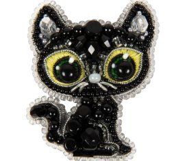 Чёрный кот БП-330 Crystal Art