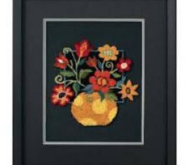 Floral on black 73222 DIMENSIONS