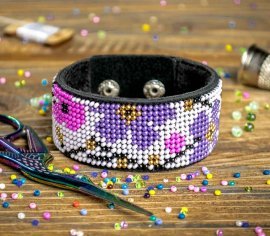 Браслет FLBB-039 Wonderland Crafts вишивка бісером | Набір - Салон рукоділля