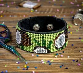 Браслет FLBB-048 Wonderland Crafts вишивка бісером | Набір - Салон рукоділля