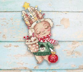 Прикраса Christmas Rabbit L8056 LETISTITCH