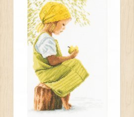 Girl with Apple PN-0021213 LanArte