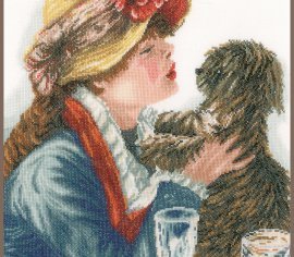 Girl & Dog PN-0168607 LanArte