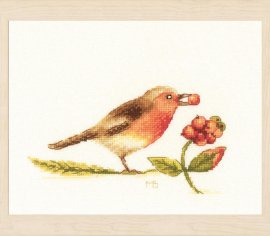 ROBIN PN-0188024 LanArte вишивка хрестиком | Набір - Салон рукоділля Давайте створимо шедевр разом!
