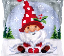 CHRISTMAS GNOME IN SNOW PN-0188665 VERVACO
