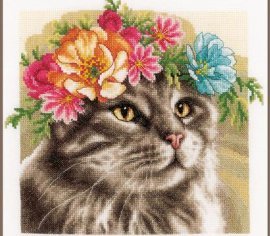 Flower crown Maine coon PN-0189339 LanArte